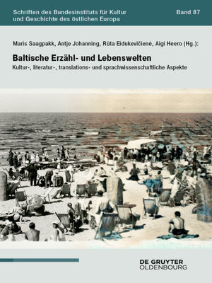 cover image of Baltische Erzähl- und Lebenswelten
